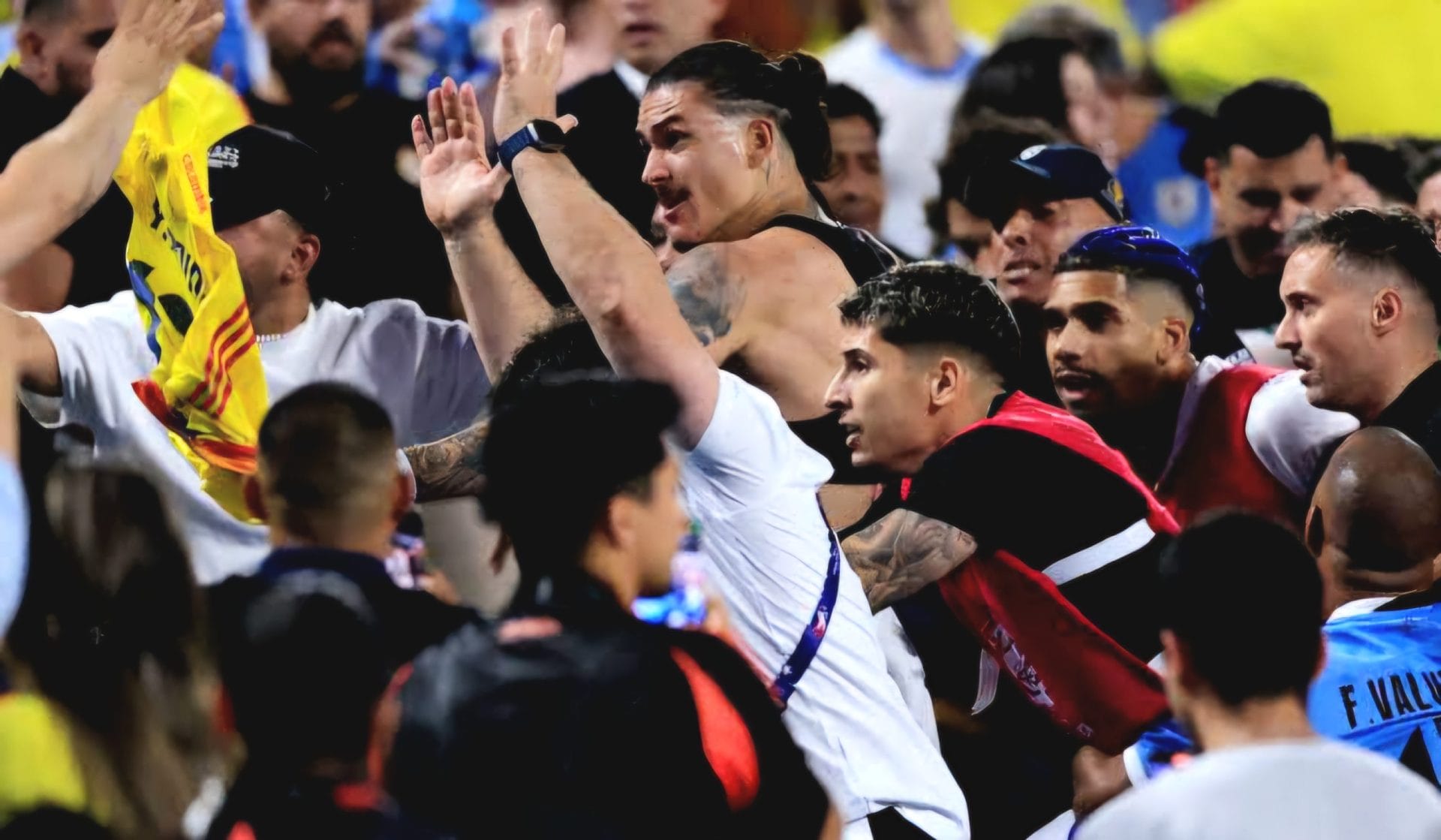 nxnoticias.com-se-armo-la-campal-entre-aficionados-colombianos-y-jugadores-de-uruguay